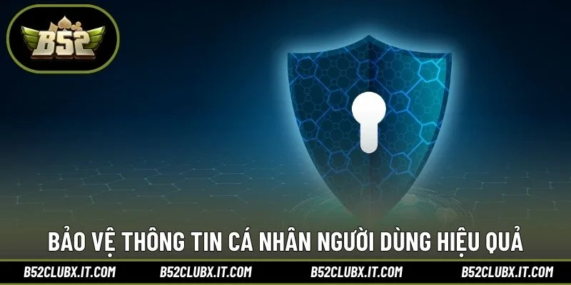 Bảo vệ thông tin cá nhân người dùng hiệu quả