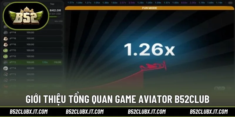 Giới thiệu tổng quan game Aviator B52CLUB
